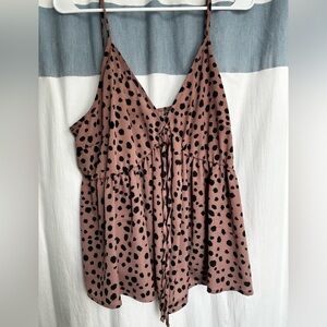 Cute polka dot tank!